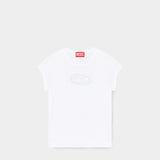 DIESEL D-Logo短袖上衣 (白)