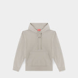 DIESEL 金屬 D Logo連帽上衣