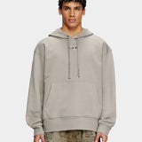 DIESEL 金屬 D Logo連帽上衣