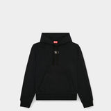 DIESEL 金屬 D Logo 連帽上衣