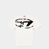 DIESEL 印花短袖T-Shirt