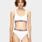 DIESEL Logo 彈性腰帶女款運動內衣 2款色可挑選