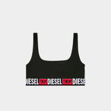 DIESEL Logo 彈性腰帶女款運動內衣 2款色可挑選