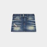 DIESEL 牛仔迷你短裙