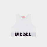 DIESEL 女款運動背心 (白)