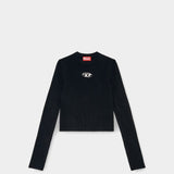 DIESEL D Logo 針織長袖上衣