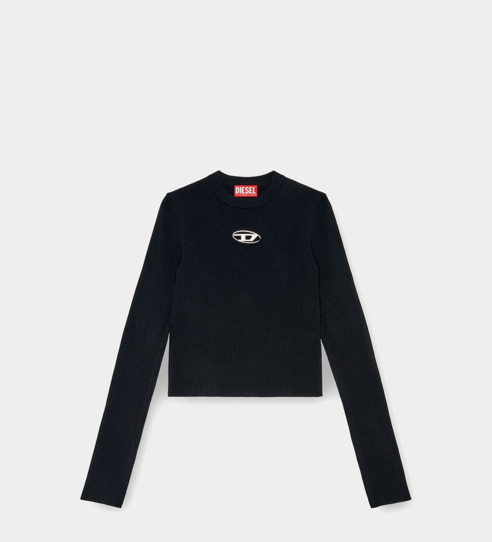 DIESEL D Logo 針織長袖上衣
