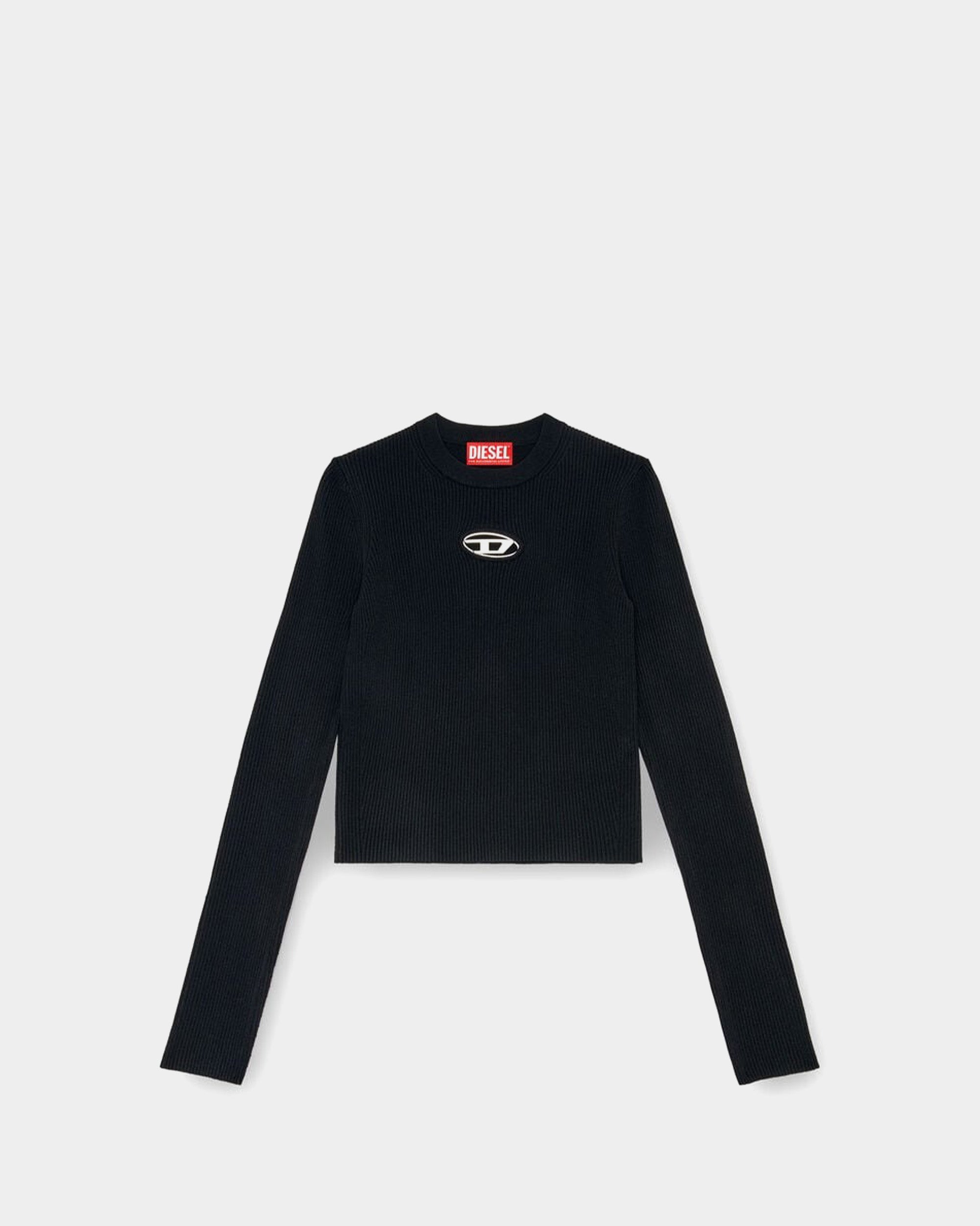 DIESEL D Logo 針織長袖上衣