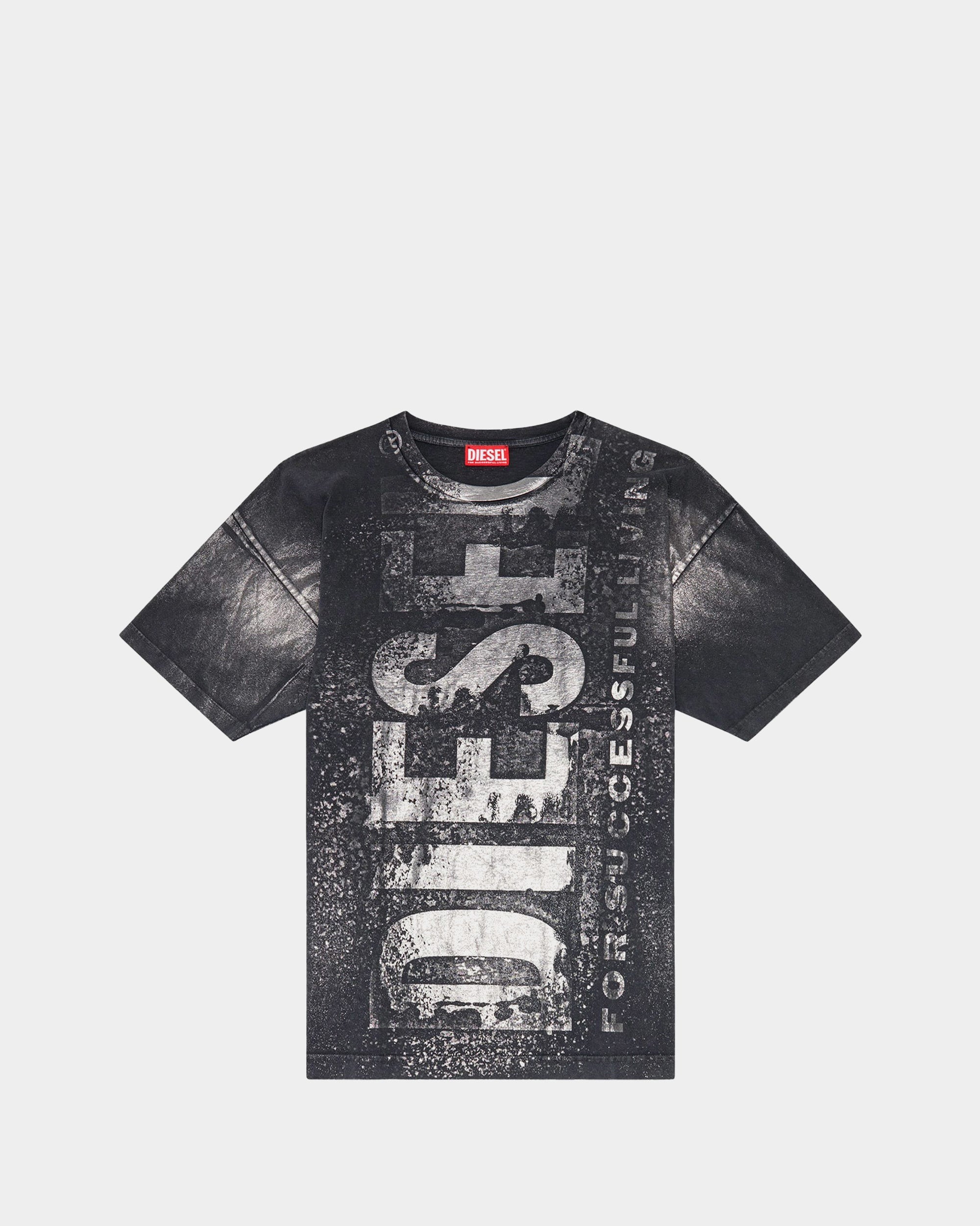 DIESEL 金屬感短袖T‑Shirt