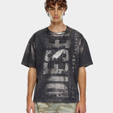 DIESEL 金屬感短袖T‑Shirt