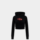 DIESEL D Logo連帽長袖上衣