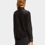 DIESEL 黑色牛仔長袖襯衫