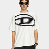 DIESEL 印花短袖T-Shirt