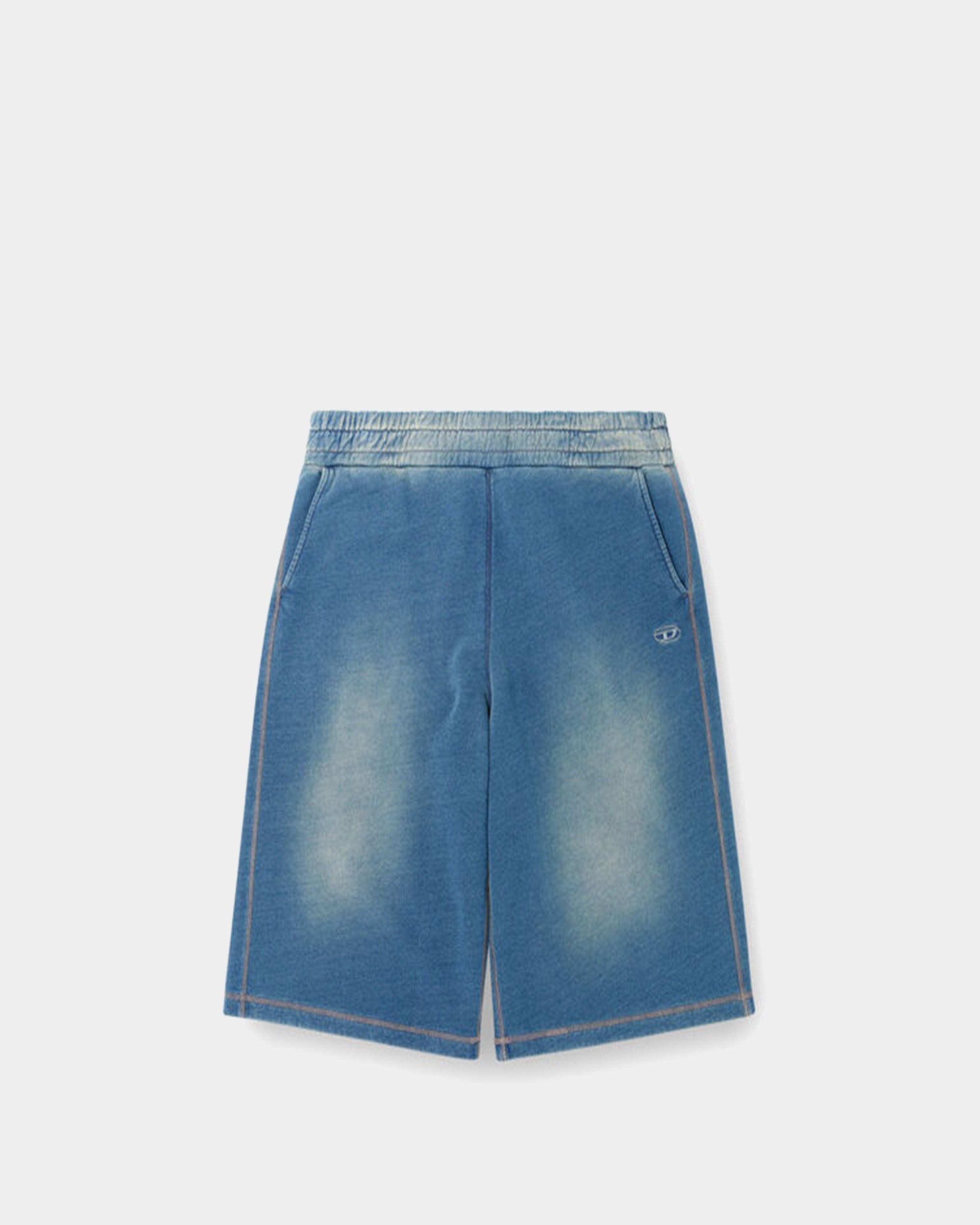 DIESEL 水洗漸層純棉短褲