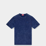 DIESEL 丹寧感短袖T-Shirt