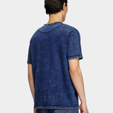 DIESEL 丹寧感短袖T-Shirt