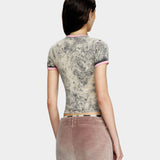 DIESEL CORE 心型印花短版圓領 T-Shirt