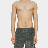 DIESEL 迷彩Logo泳褲
