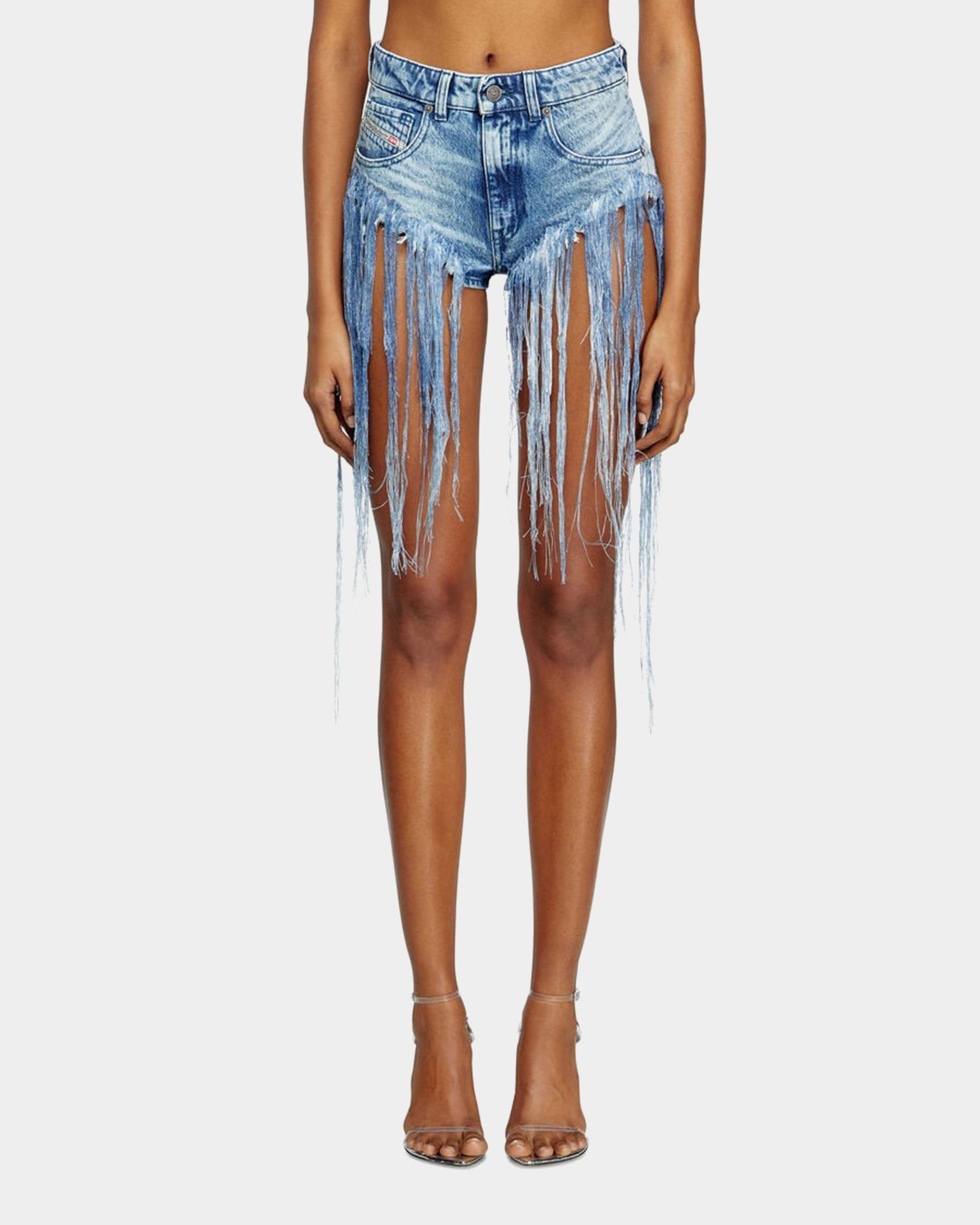 DIESEL 流蘇丹寧短褲