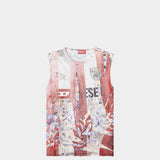 DIESEL 印花圓領背心