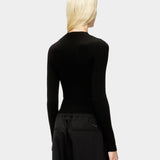 DIESEL 挖空羊毛針織上衣