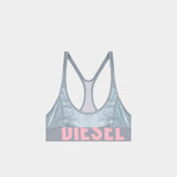 DIESEL 金屬光澤運動型比基尼上衣