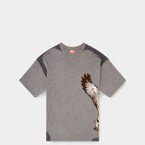 DIESEL 老鷹印花短袖T-Shirt
