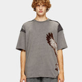 DIESEL 老鷹印花短袖T-Shirt