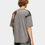 DIESEL 老鷹印花短袖T-Shirt