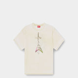DIESEL 劍鞘亮片短袖T-Shirt