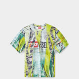 DIESEL 印花圓領T-Shirt