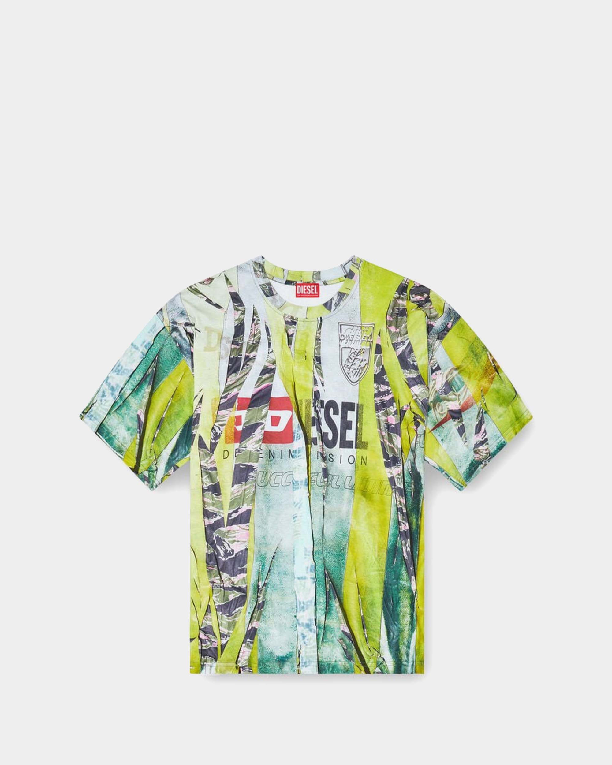 DIESEL 印花圓領T-Shirt