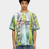 DIESEL 印花圓領T-Shirt