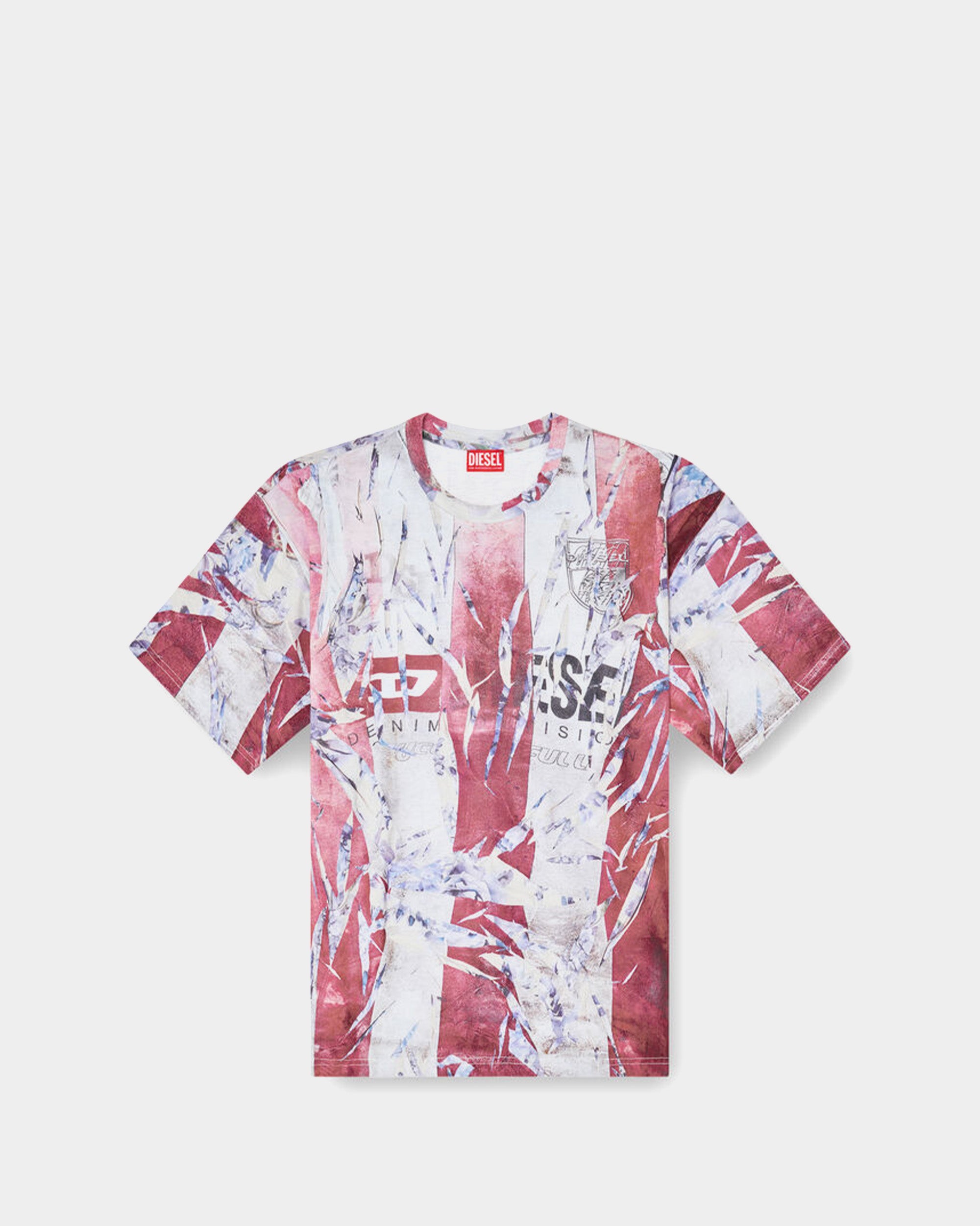 DIESEL 多彩印花T-Shirt