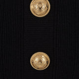 BALMAIN HW 鈕扣針織短裙