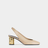 GIVENCHY Tape 方頭金屬跟鞋