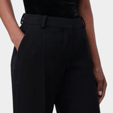 BALMAIN 縐紗直筒褲