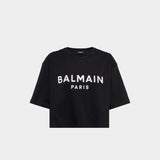 BALMAIN LOGO 短版T
