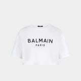BALMAIN LOGO LOGO短版T