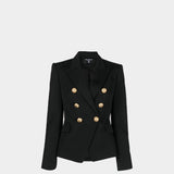 BALMAIN 6 釦羊毛夾克