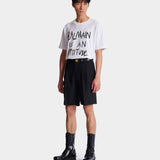 BALMAIN 羊毛訂製剪裁百慕達短褲