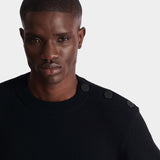 BALMAIN 排釦設計環保喀什米爾針織毛衣