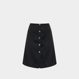 VERSACE 銀釦短裙