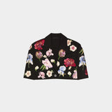 GIVENCHY 刺繡花卉短版外套