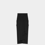 GIVENCHY 抓褶造型長裙