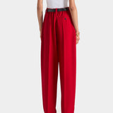 GIVENCHY 褶皺直筒長褲