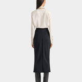 GIVENCHY 造型領絲襯衫