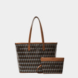 AU DÉPART TOTE NO.47 大型幾何圖紋手提包