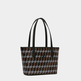 AU DÉPART TOTE NO.28 中型幾何圖紋手提包