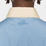 MARNI 翻領滾邊短袖襯衫